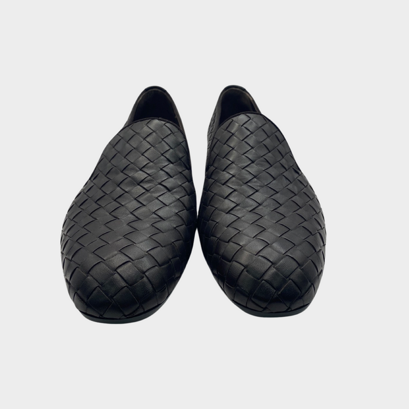 Bottega Veneta women's brown Intrecciato loafers