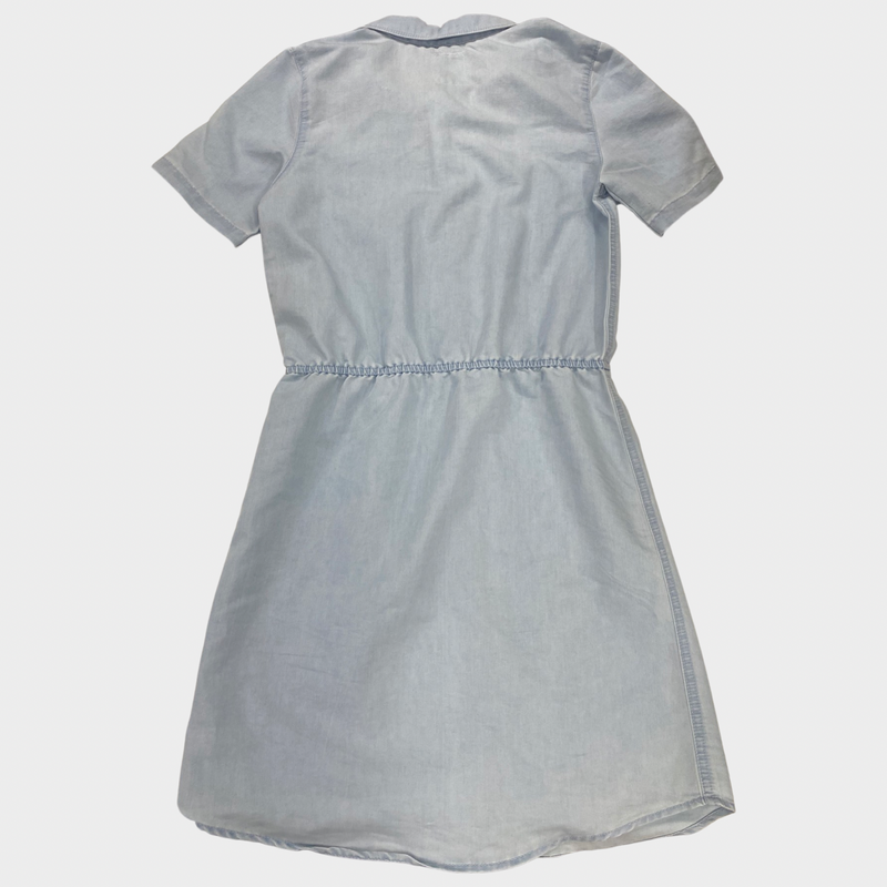 Levi's girl's sky blue cotton short sleeved t-shirt dress