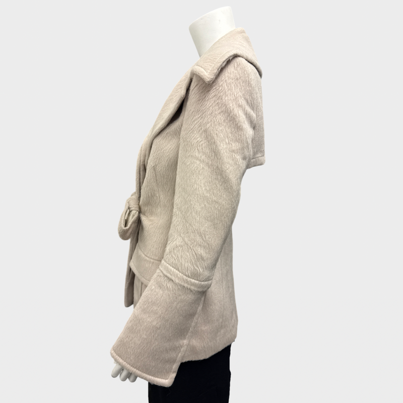 Gucci Women's Ecru Alpaca and wool Coat