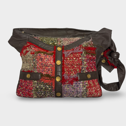 Chanel Girl 2015 brown leather and multicolour tweed Tote bag