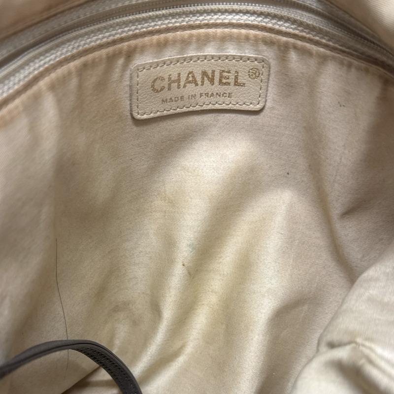 Chanel Girl 2015 brown leather and multicolour tweed Tote bag