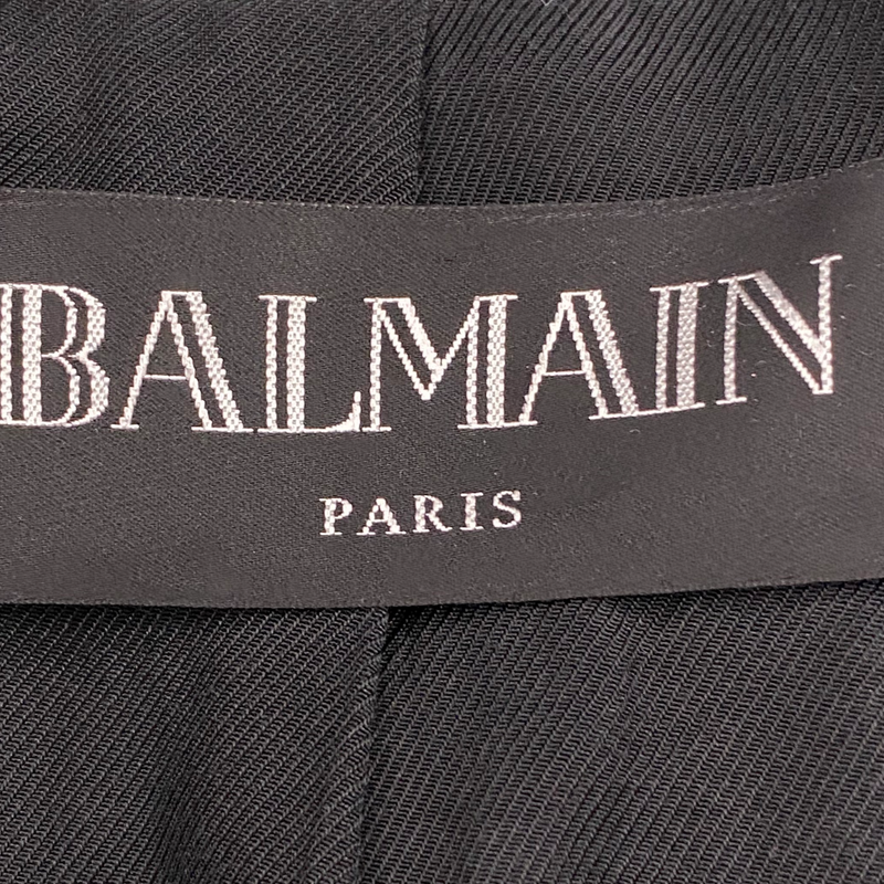 Balmain women's mint green wool blazer jacket