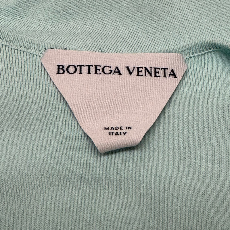 Bottega Veneta Light Blue Cutout Draped Midi Dress