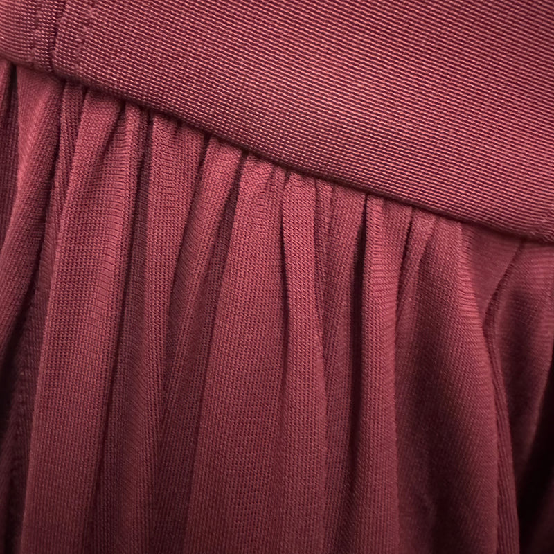 La Ligne NY Burgundy Long Dress
