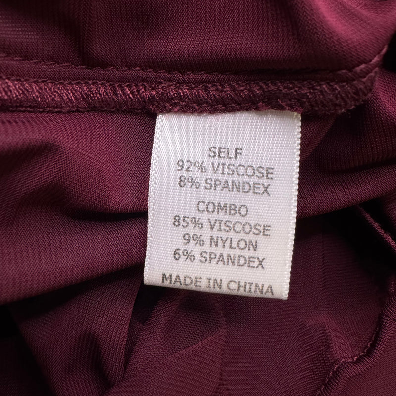 La Ligne NY Burgundy Long Dress