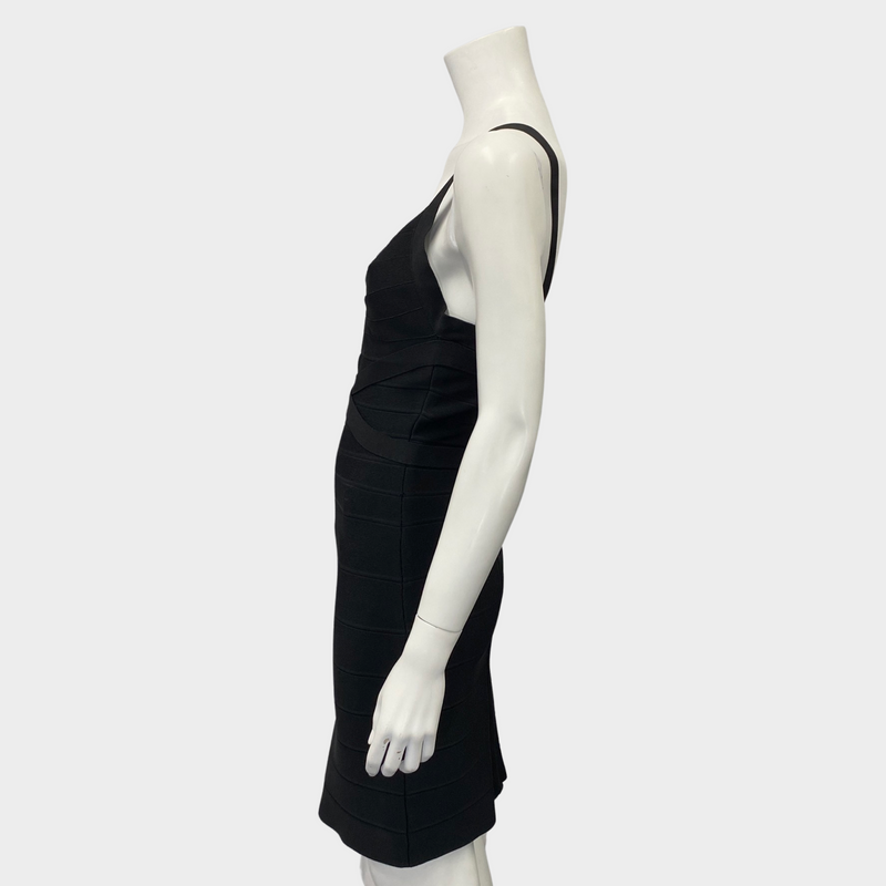Hervé Léger black cocktail dress
