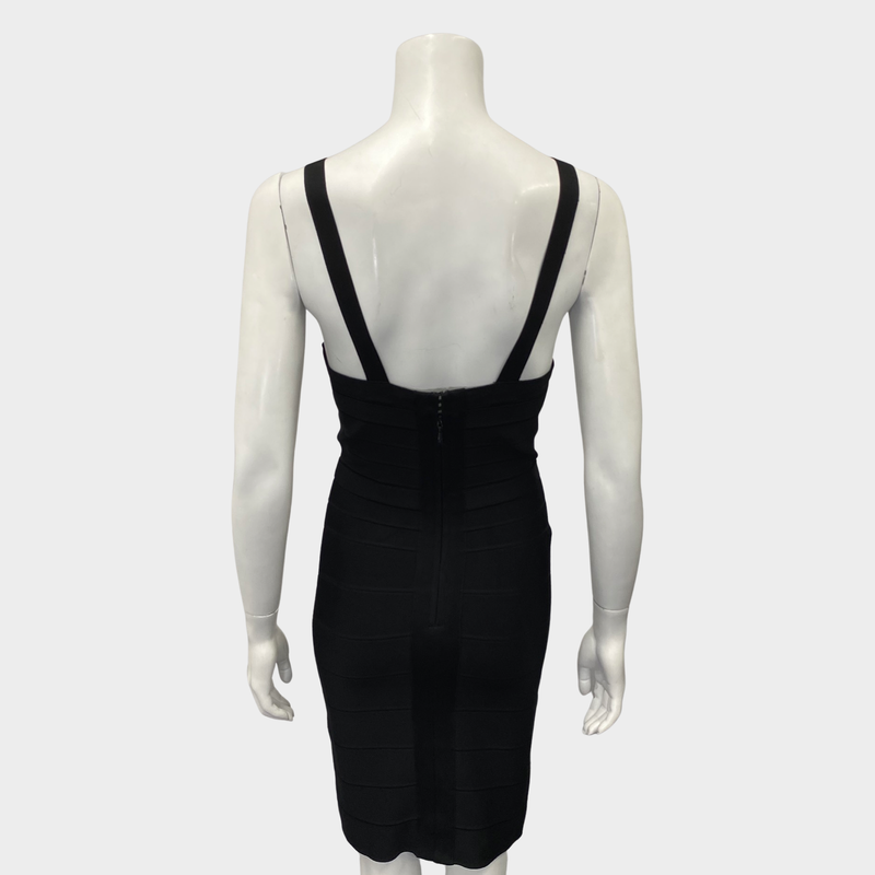 Hervé Léger black cocktail dress
