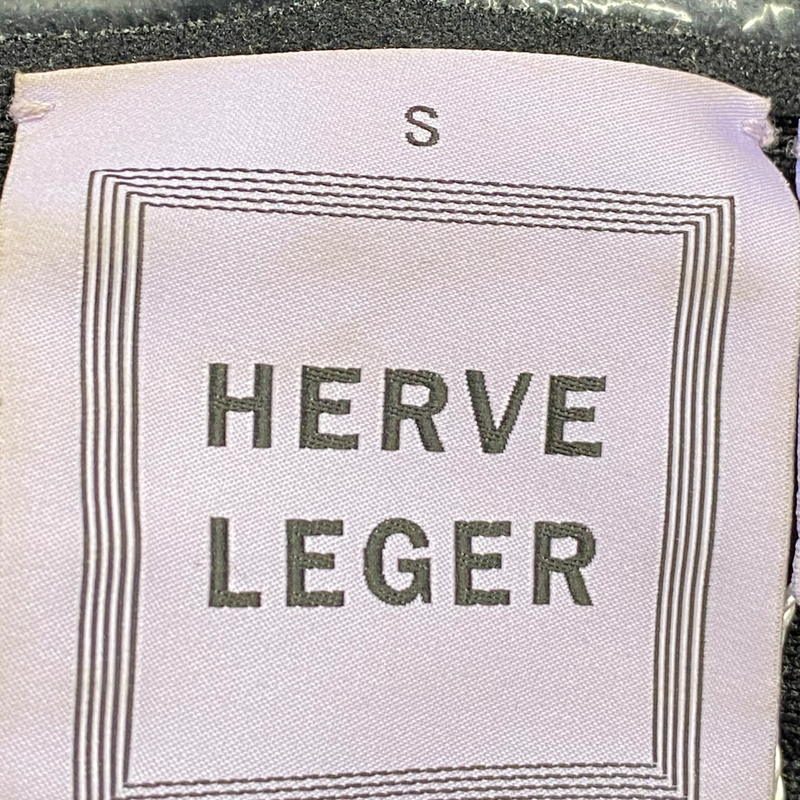 Hervé Léger black cocktail dress