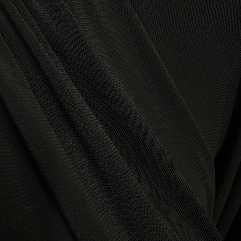 Eres Black Flowing Long Dress