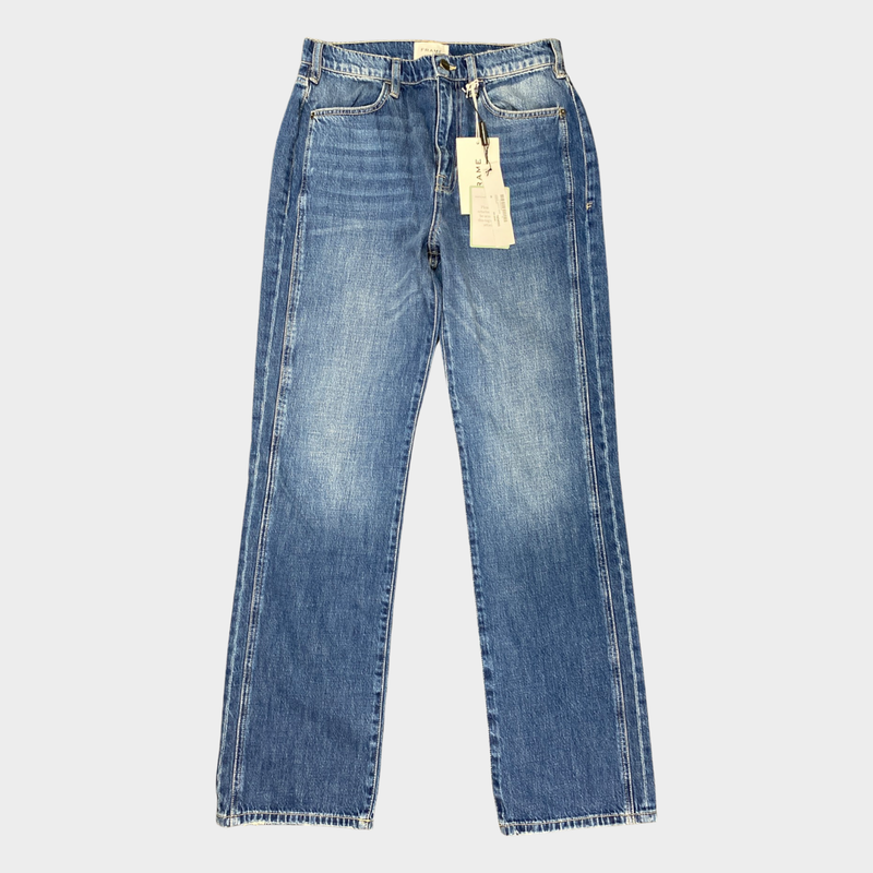 Frame women's Le Jane high waisted blue jeans