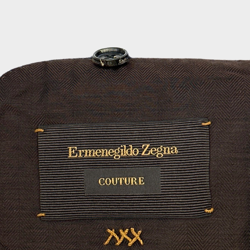 ERMENEGILDO ZEGNA men's grey corduroy blazer