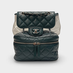 Chanel 2018 Dark Green PVC Backpack