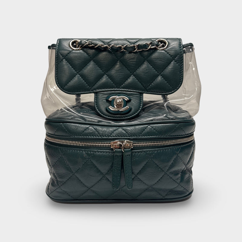 Chanel 2018 Dark Green PVC Backpack