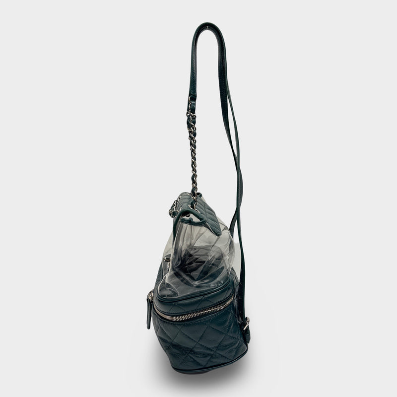 Chanel 2018 Dark Green PVC Backpack