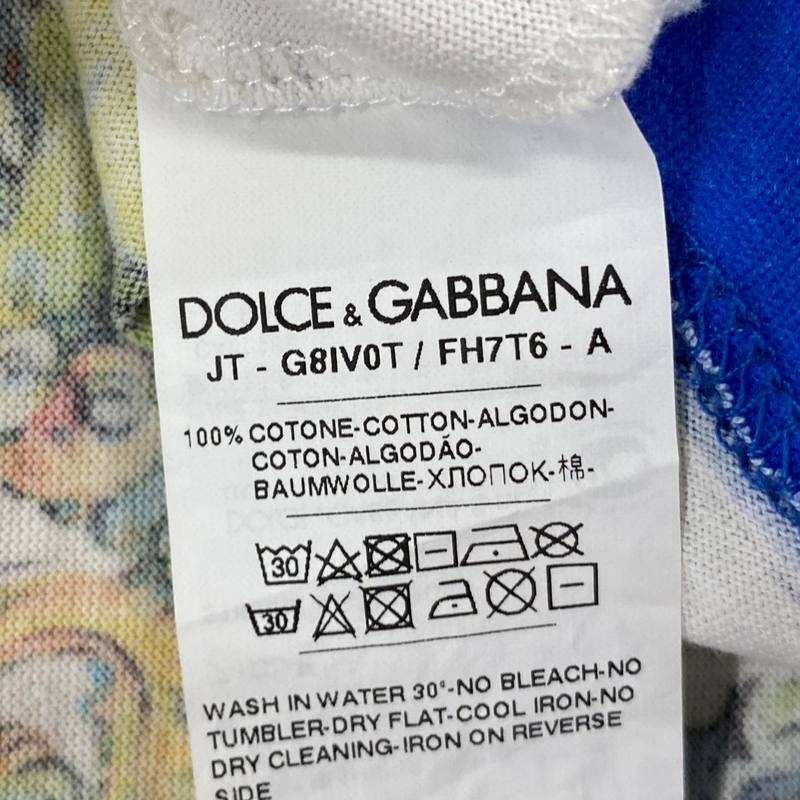 DOLCE&GABBANA multicolour graphic print T-shirt