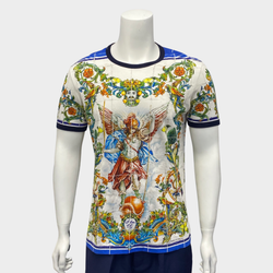 DOLCE&GABBANA multicolour graphic print T-shirt