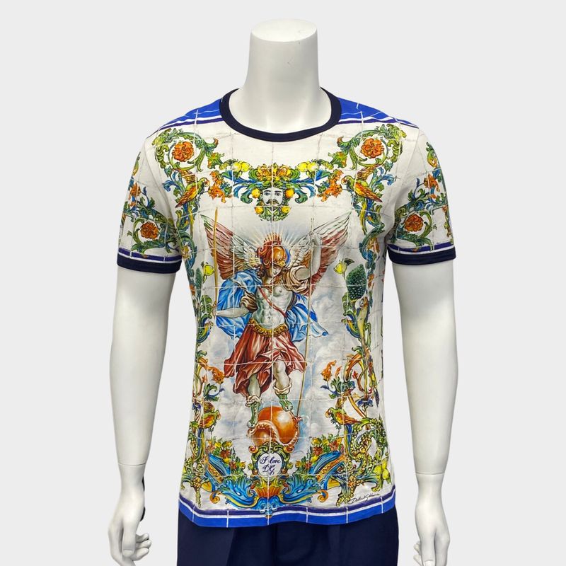 DOLCE&GABBANA multicolour graphic print T-shirt