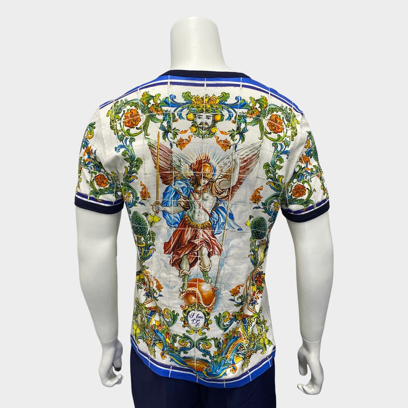 DOLCE&GABBANA multicolour graphic print T-shirt