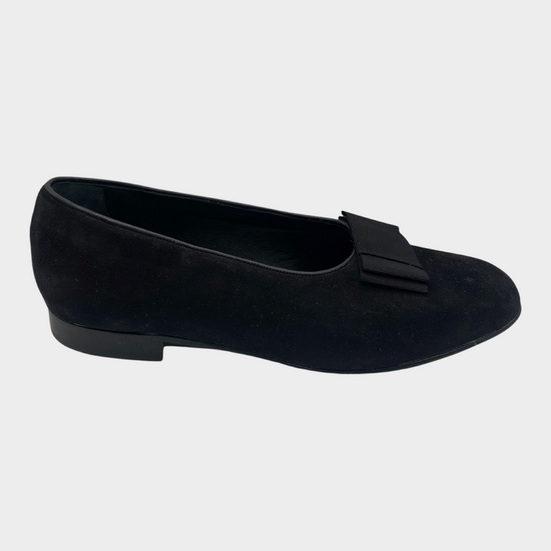 Arthur Sleep men's black suede loafers