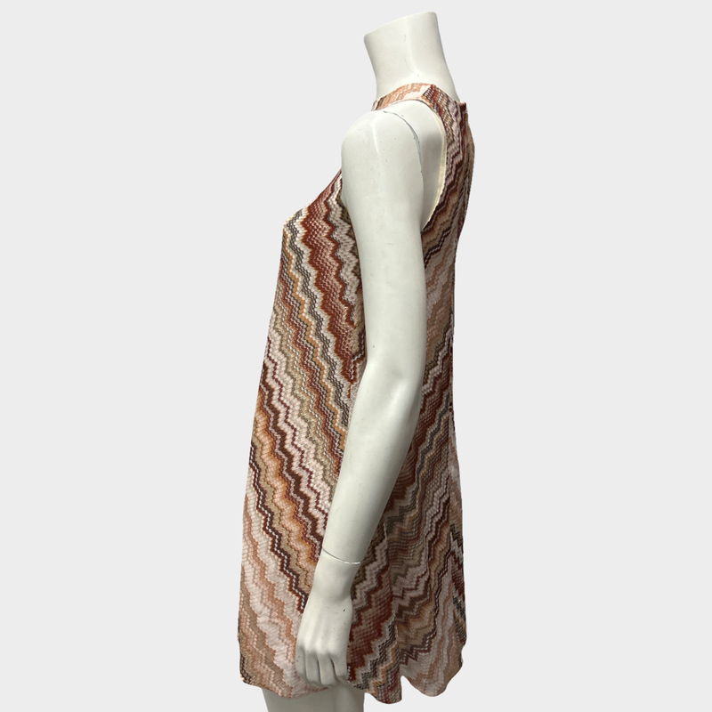 Missoni Multicolour Glittery Crochet Sleeveless Dress