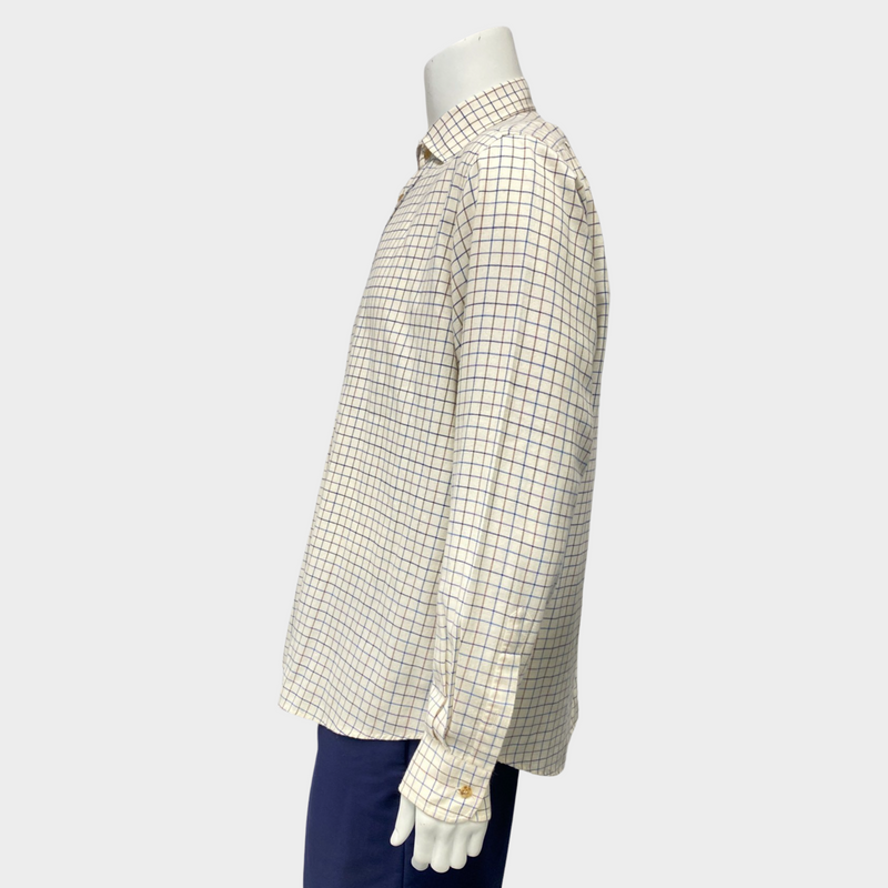 Ralph Lauren men's purple label cotton checked shirt