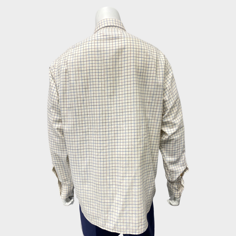 Ralph Lauren men's purple label cotton checked shirt