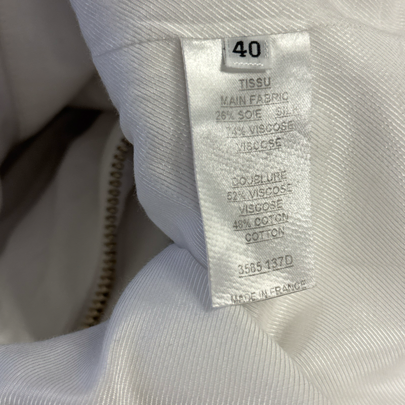 BALMAIN White Sleeveless Blazer style Mini Dress