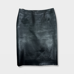 Saint Laurent Glitter Black Skirt