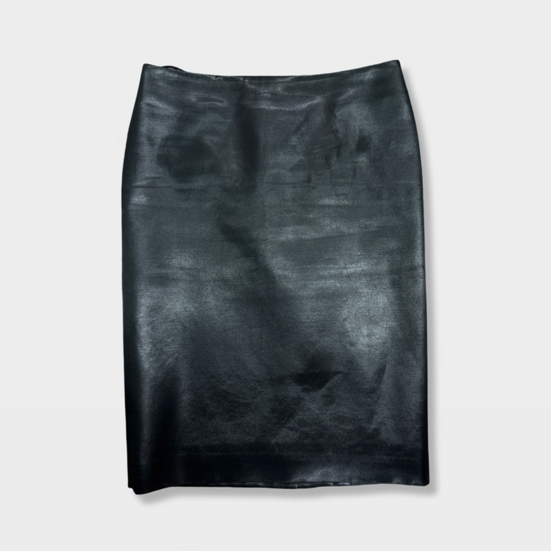 Saint Laurent Glitter Black Skirt