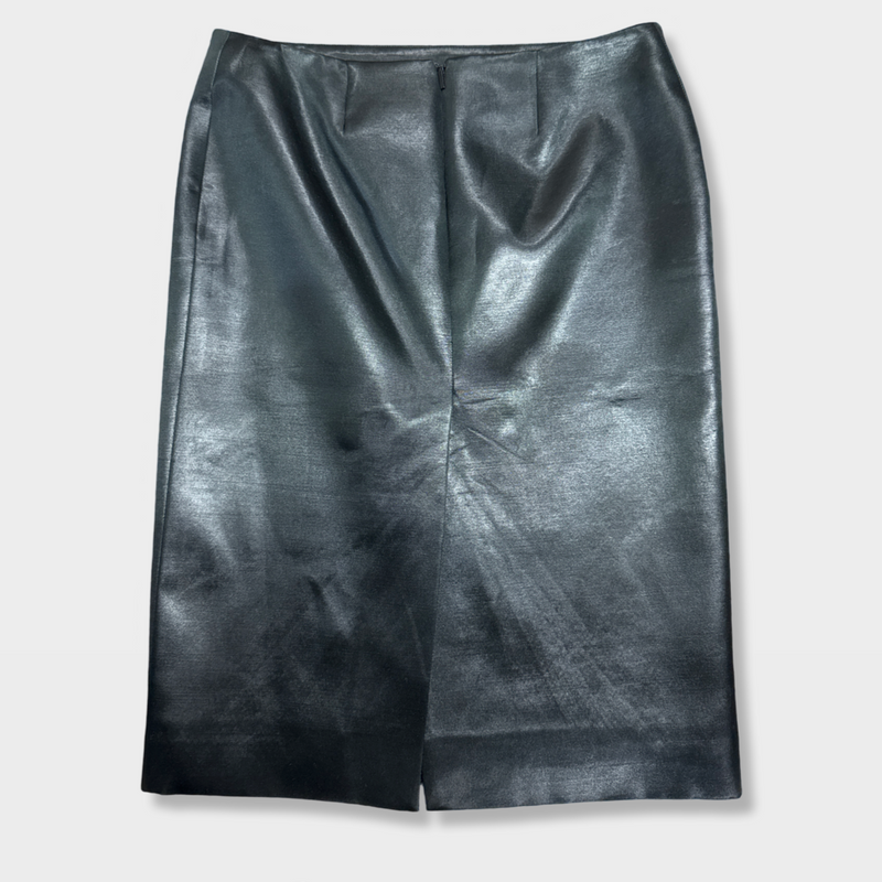 Saint Laurent Glitter Black Skirt