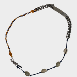 Balenciaga men's triple-style necklace