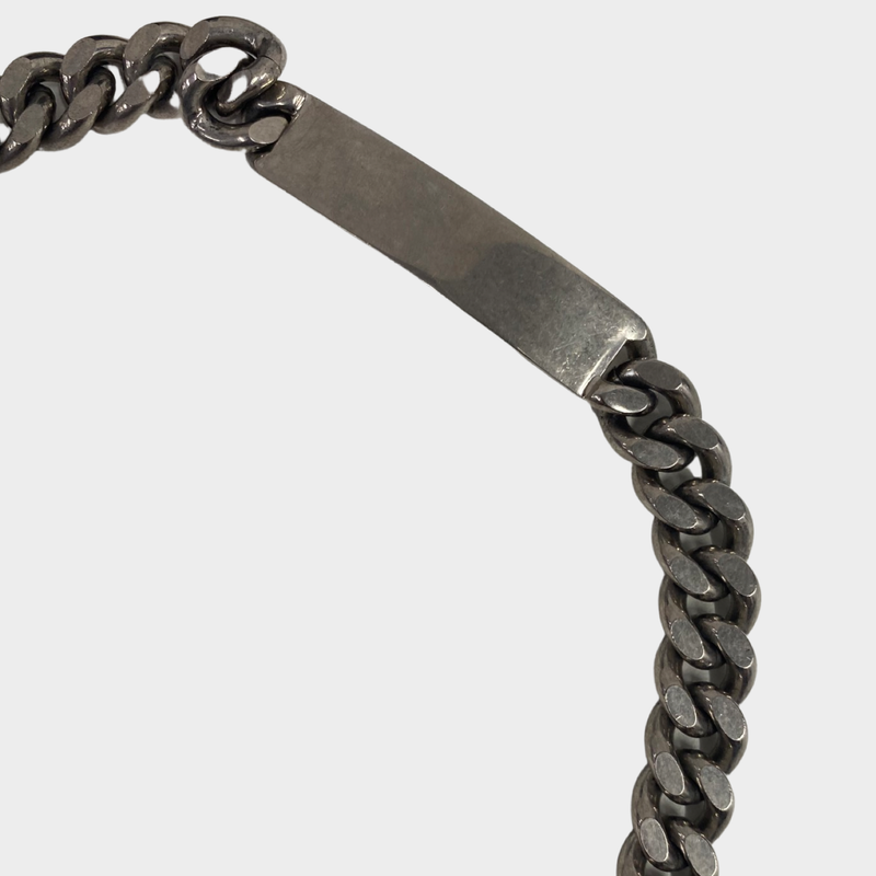 Balenciaga men's triple-style necklace