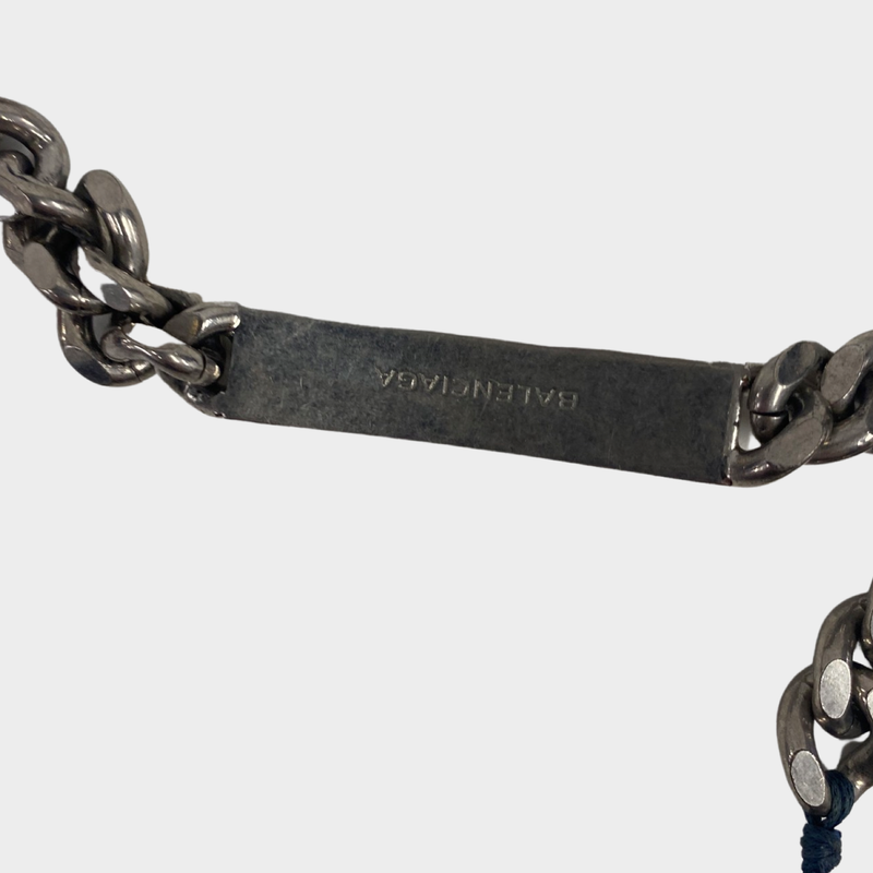 Balenciaga men's triple-style necklace