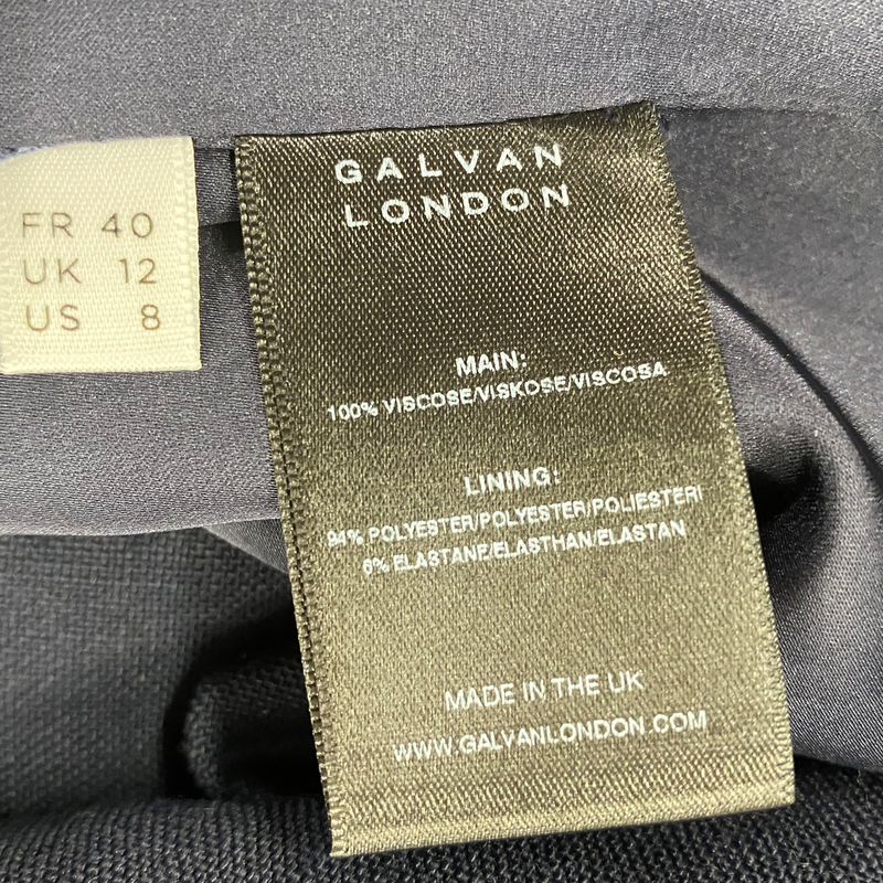Galvan london women's navy 'boyfriend trench' coat