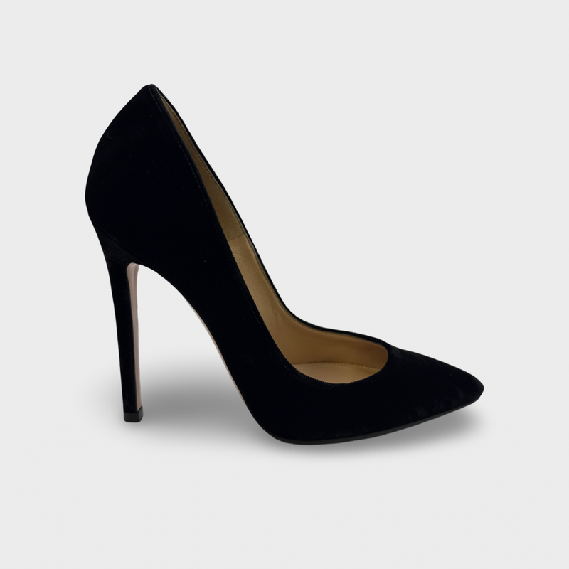 Gianvito Rossi Black Velvet pumps