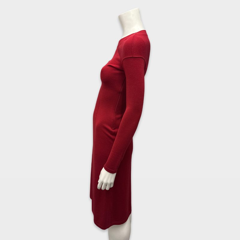 Alaïa Vintage Red Wool Dress