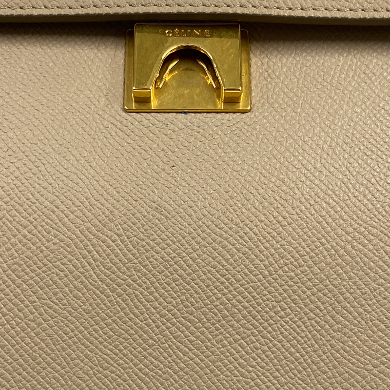 Celine beige large leather belt bag