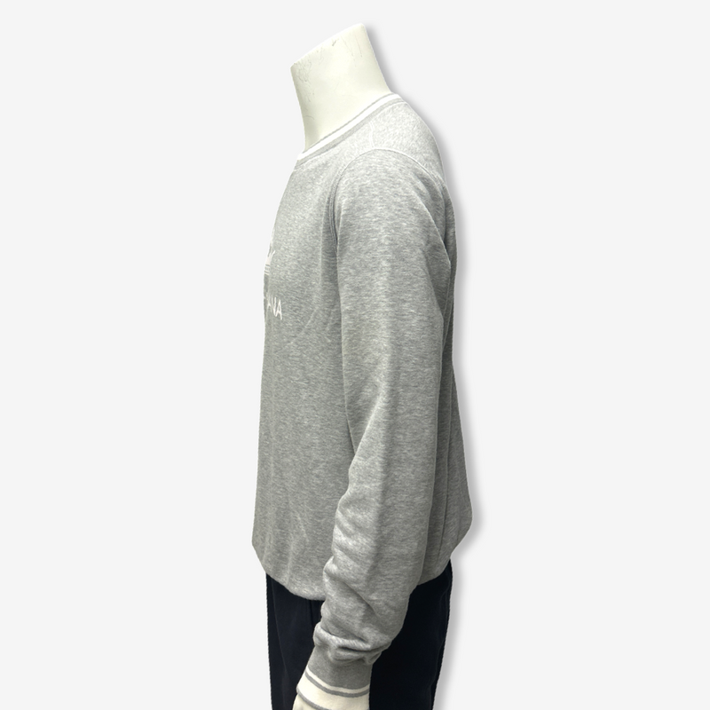 Dolce&Gabbana Men's Cotton Grey Logo Sweatshirt