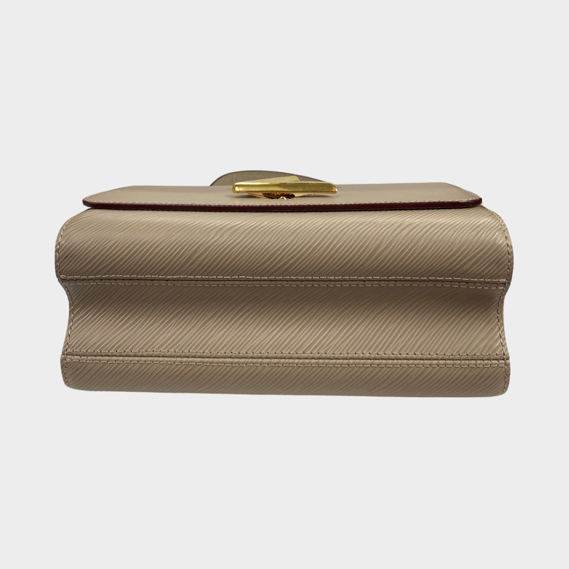 Louis Vuitton beige twist MM chain epi leather bag