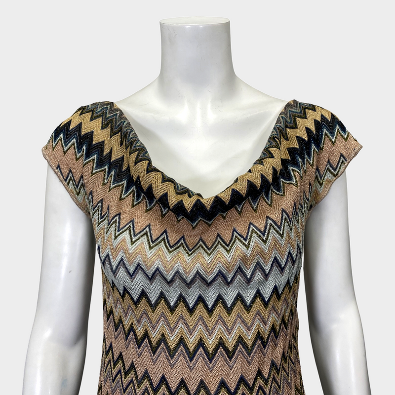 MISSONI women's multicolour geometric print kaftan dress