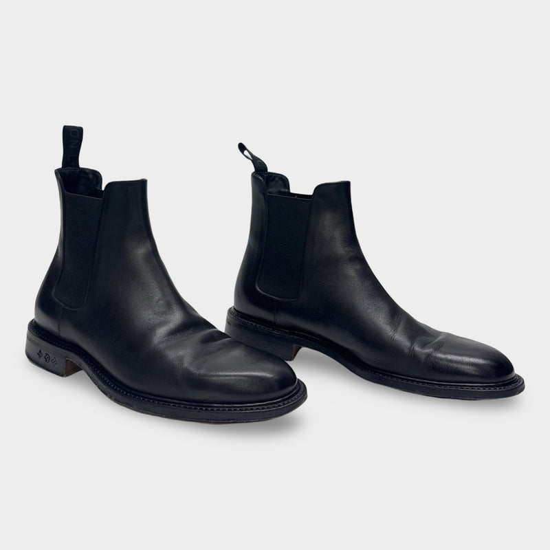 Louis Vuitton Men's Black Leather Chelsea Boots