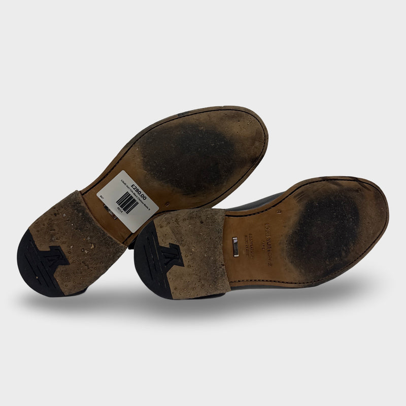 Louis Vuitton Men's Black Leather Chelsea Boots