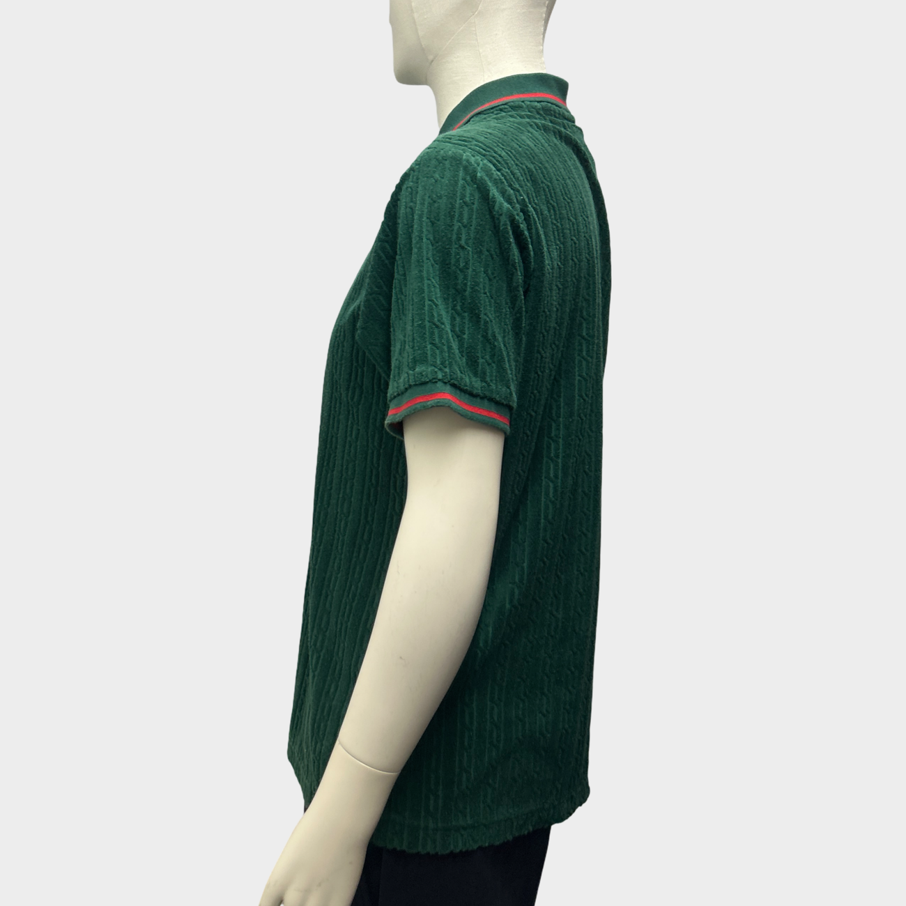 トップス supreme green navy border polo shirt American Supreme トップス supreme green navy border polo shirt American Supreme