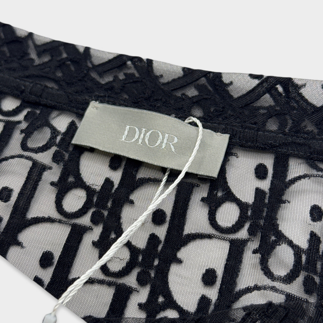 dior sheer shirt