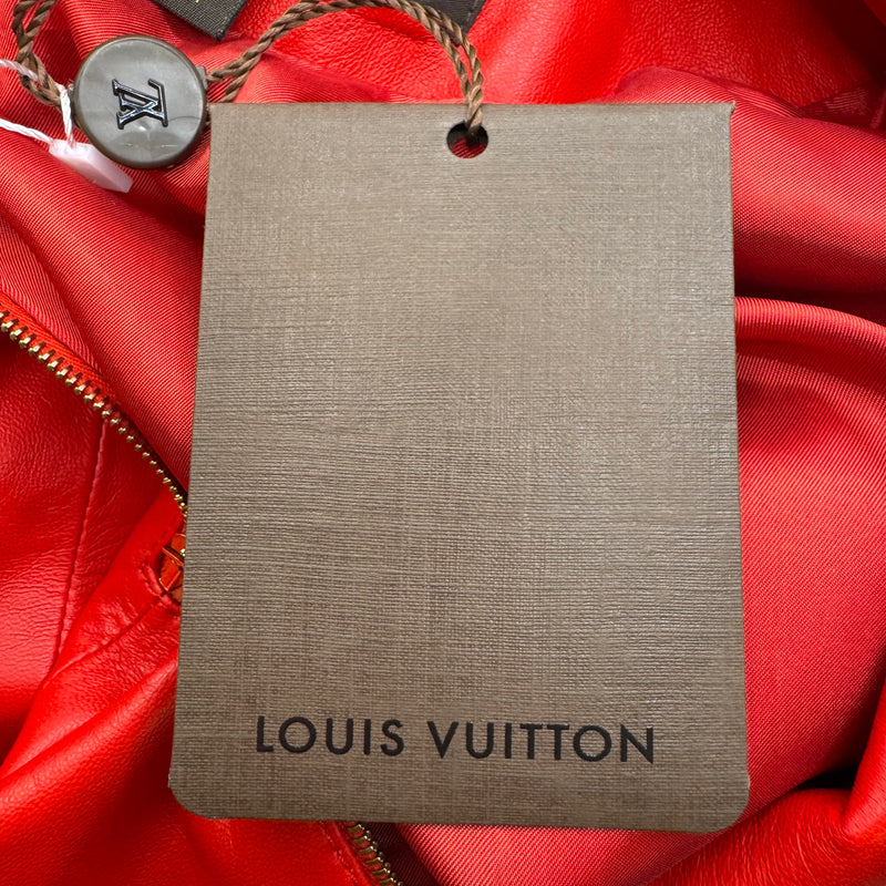 Louis Vuitton Red Leather Dress