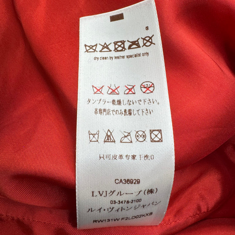 Louis Vuitton Red Leather Dress