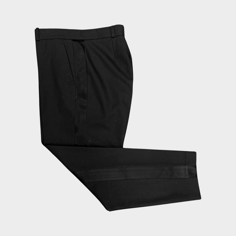 Racil women's black and white wool set of blazer and trousers