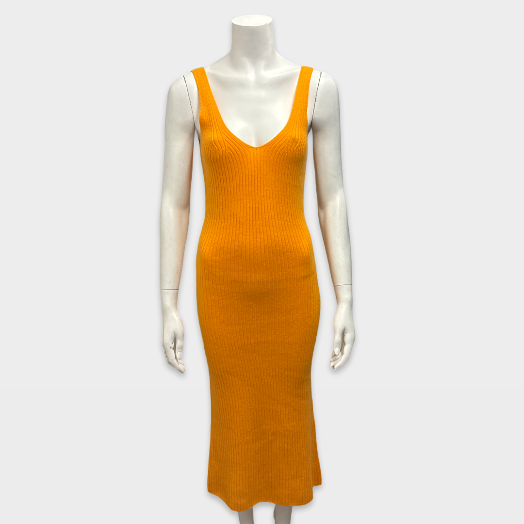 how to knit a dress for a woman No Better Time Grey Ribbed Knit Sweater Mini Dress main image 1