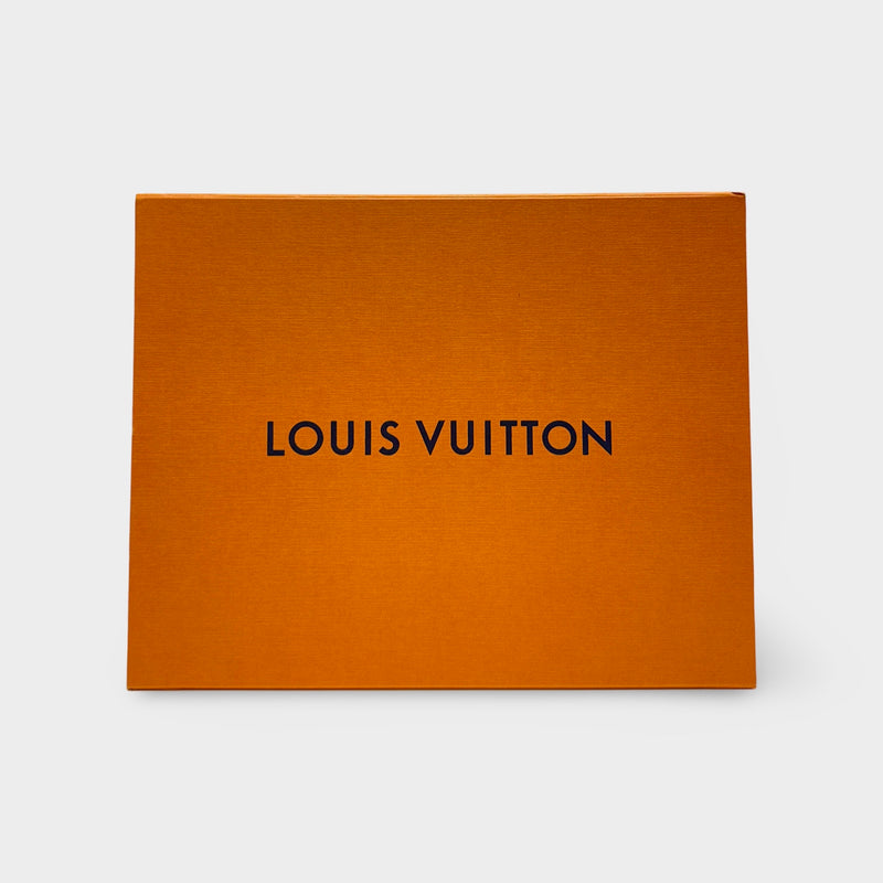 Louis Vuitton Men's Black Loafers With Front Logo
