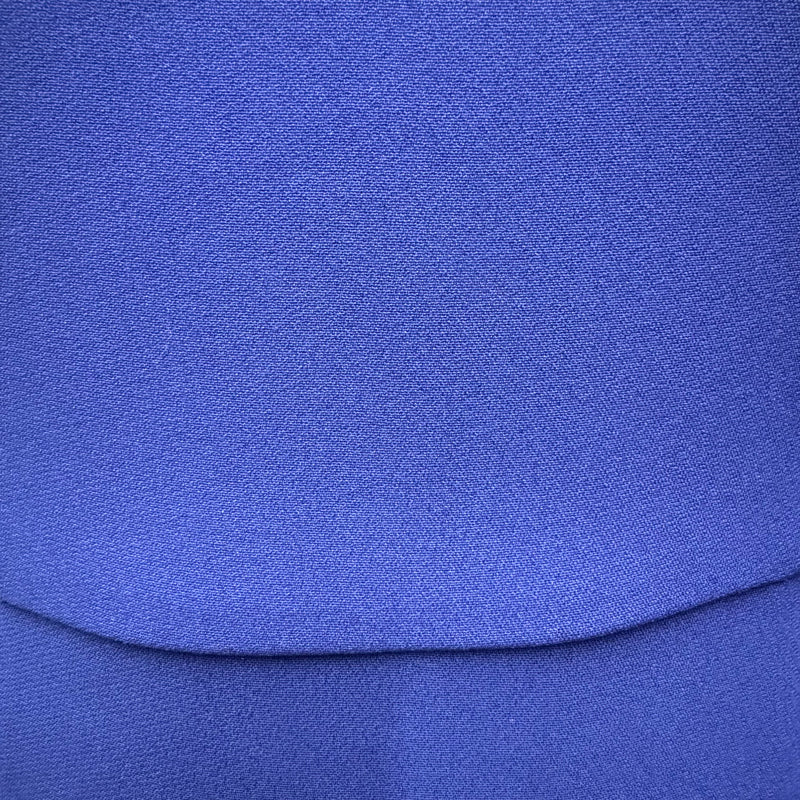 Elie Saab Royal Blue Silk Blend Long Sleeve Maxi Dress